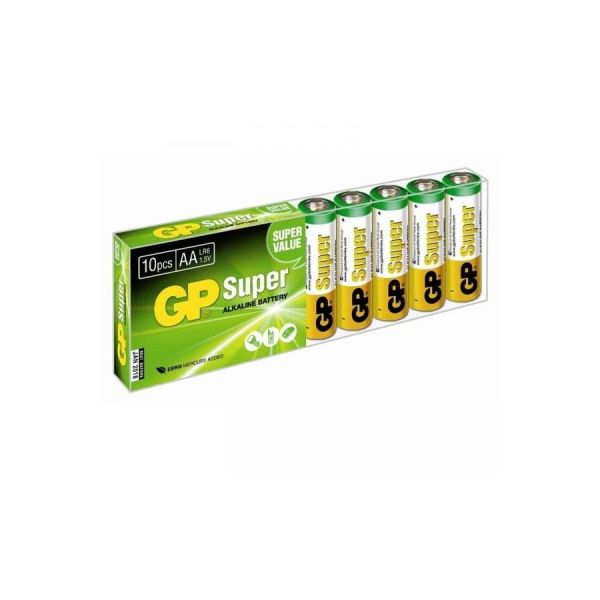 Батарейка GP Super Alkaline 15A LR6 AA, 10 шт.