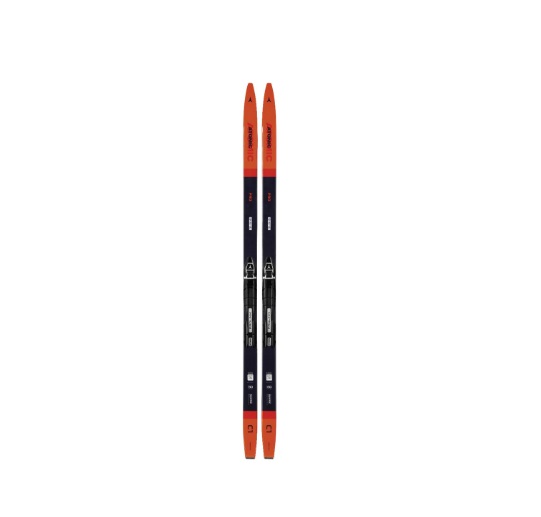 Беговые лыжи ATOMIC Pro C1 Skintec Junior + Prolink Access Cl Jr черный/оранжевый, 120 см