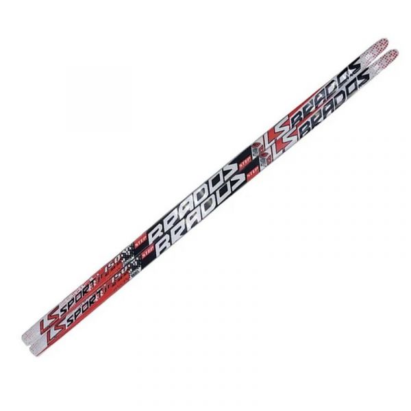 Беговые лыжи STC Brados LS Sport 3D черный/красный, 190 см
